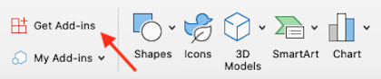 Accessing PowerPoint add-ons
