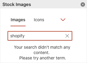 Image search results in PowerPoint