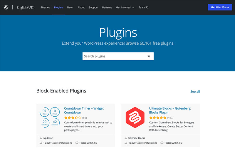 The WordPress plugin directory.