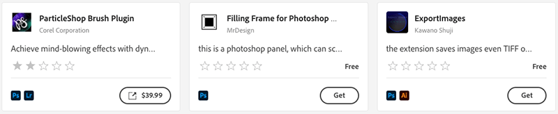 Photoshop plugins.