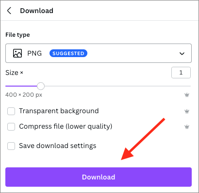 Exporting your Canva email signature