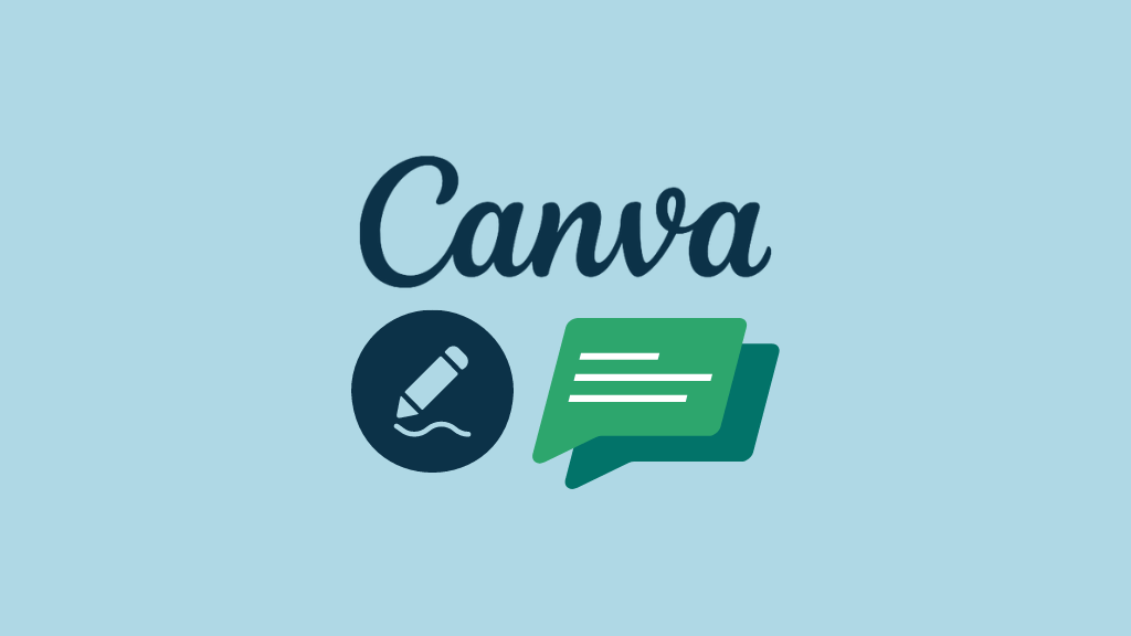 How to create an email signature in Canva (image of the Canva logo plus an email signature)