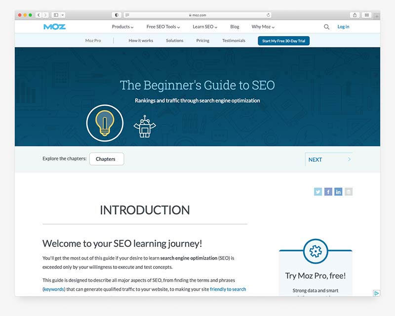 Moz's Beginner's Guide to SEO