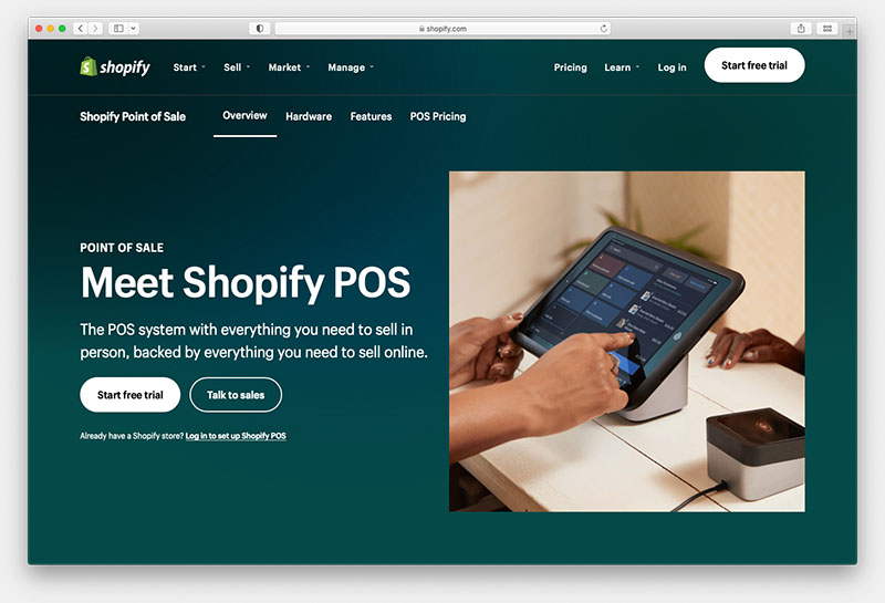 The Shopify POS system