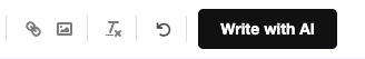 GrowthBar's 'Write with AI' button