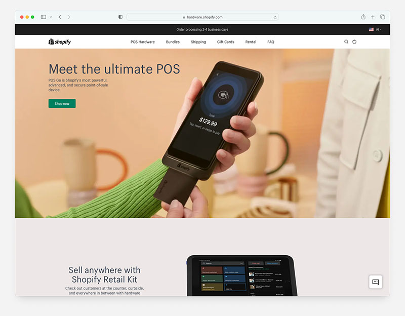 The Shopify POS hardware store.