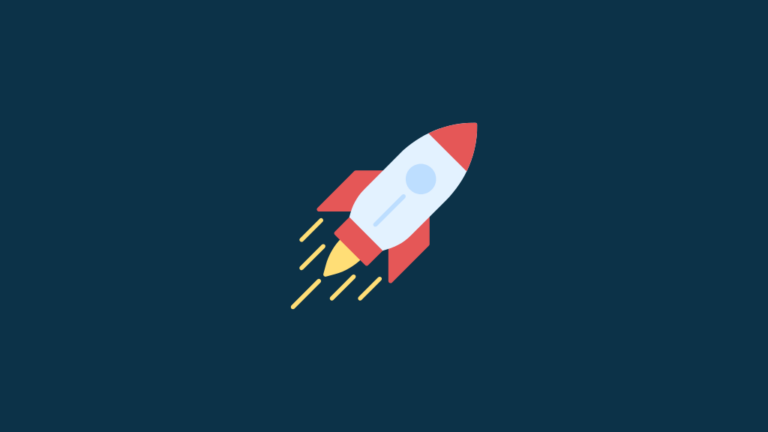 Launching your eBook store (picture of a rocket)