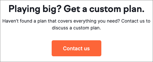 The Semrush custom plan