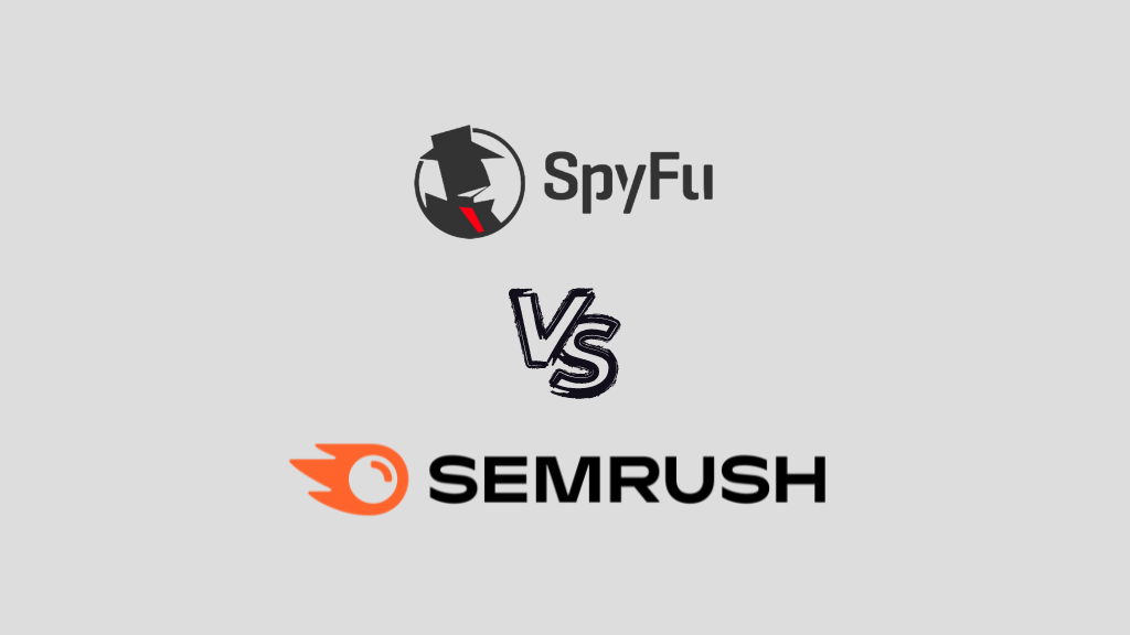 Spyfu vs Semrush graphic (image of the Spyfu and Semrush logos side by side).