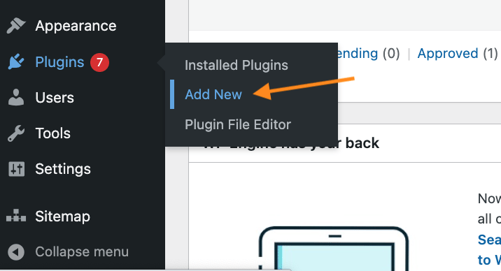 Adding a new Plugin in WordPress