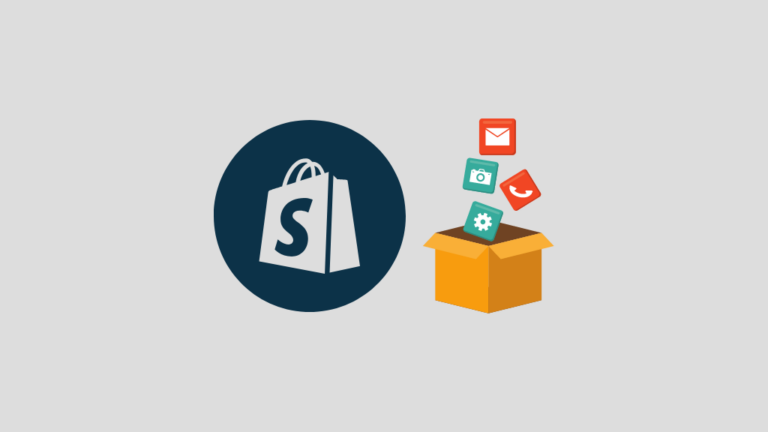 Best Shopify Apps - image of the Shopify logo alongside some app icons.