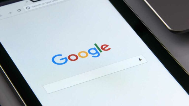 Google in a Chrome browser