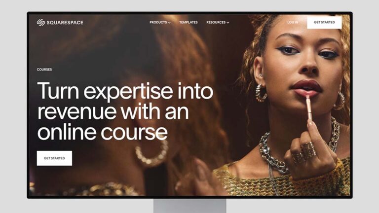 Squarespace Courses home page.