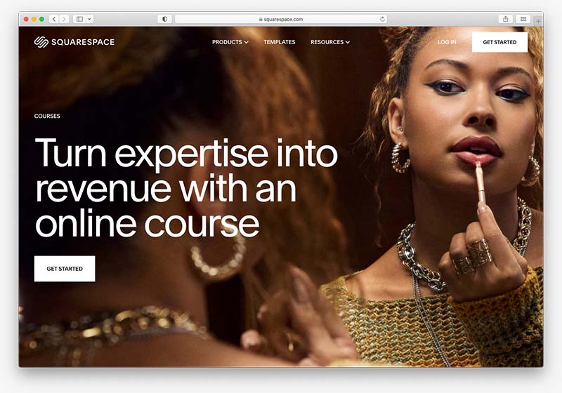 The Squarespace 'Courses' feature