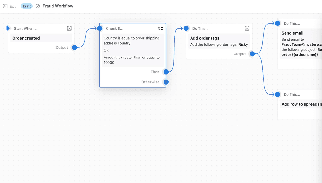 Using Shopify Flow