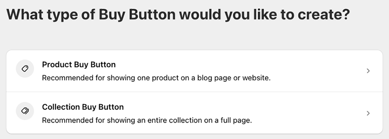 Creating a Shopify Buy Button