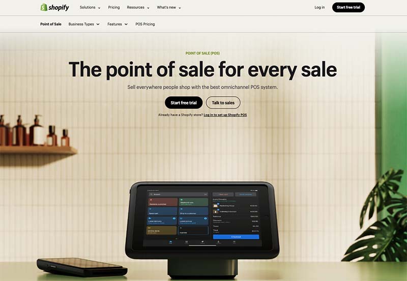 The Shopify POS system