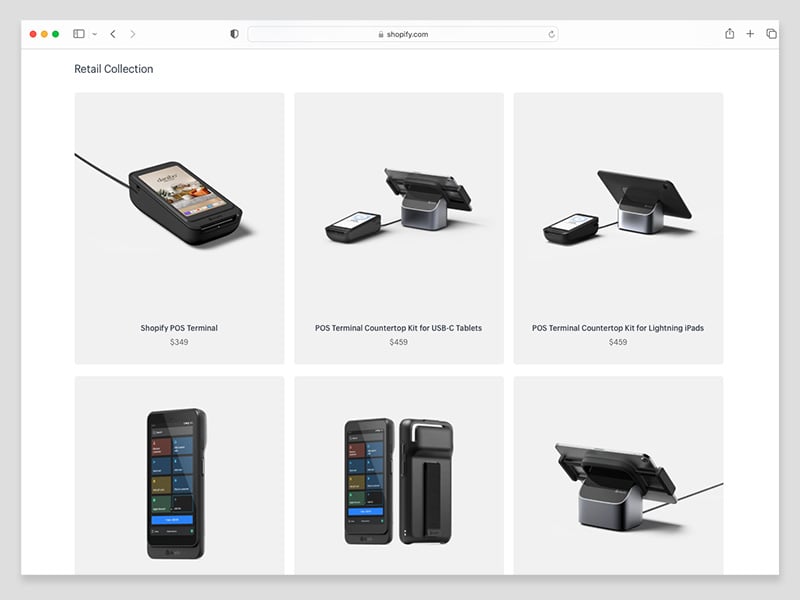 Some of the POS hardware devices that are currently available for Shopify