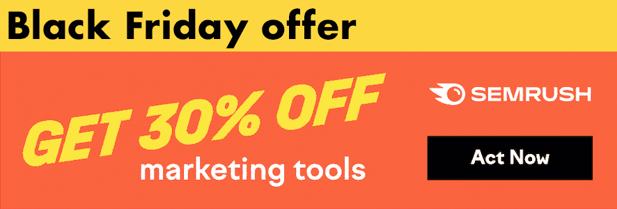 Banner advert for Semrush