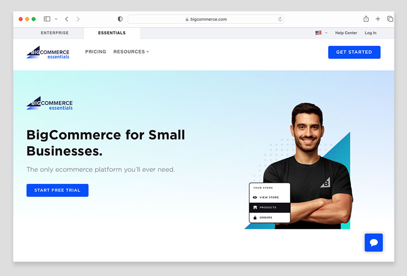 The BigCommerce platform