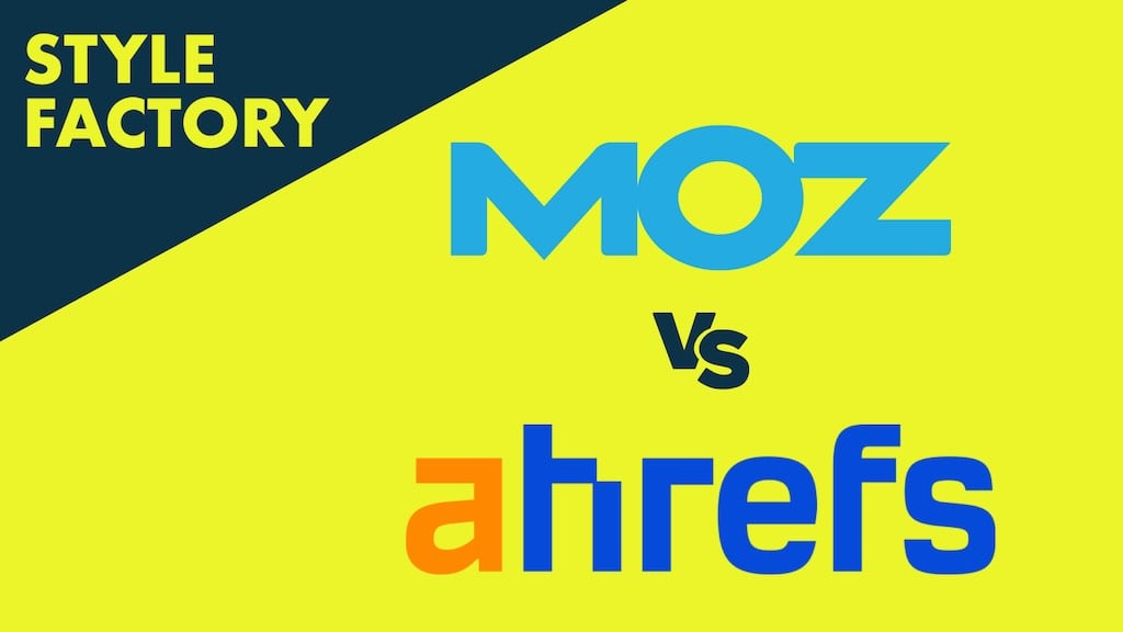 Moz vs Ahrefs video comparison