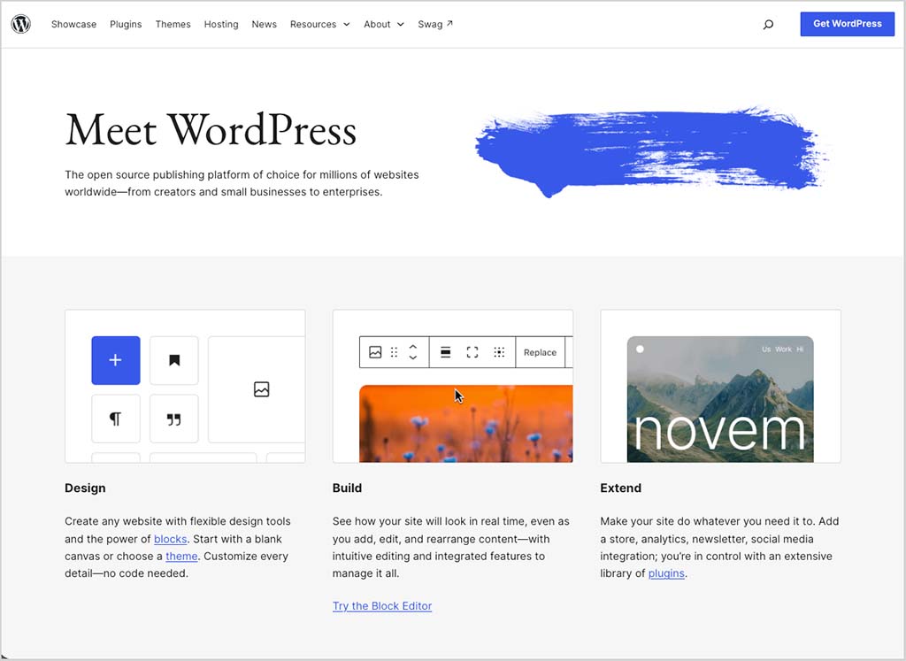 Self-hosted WordPress