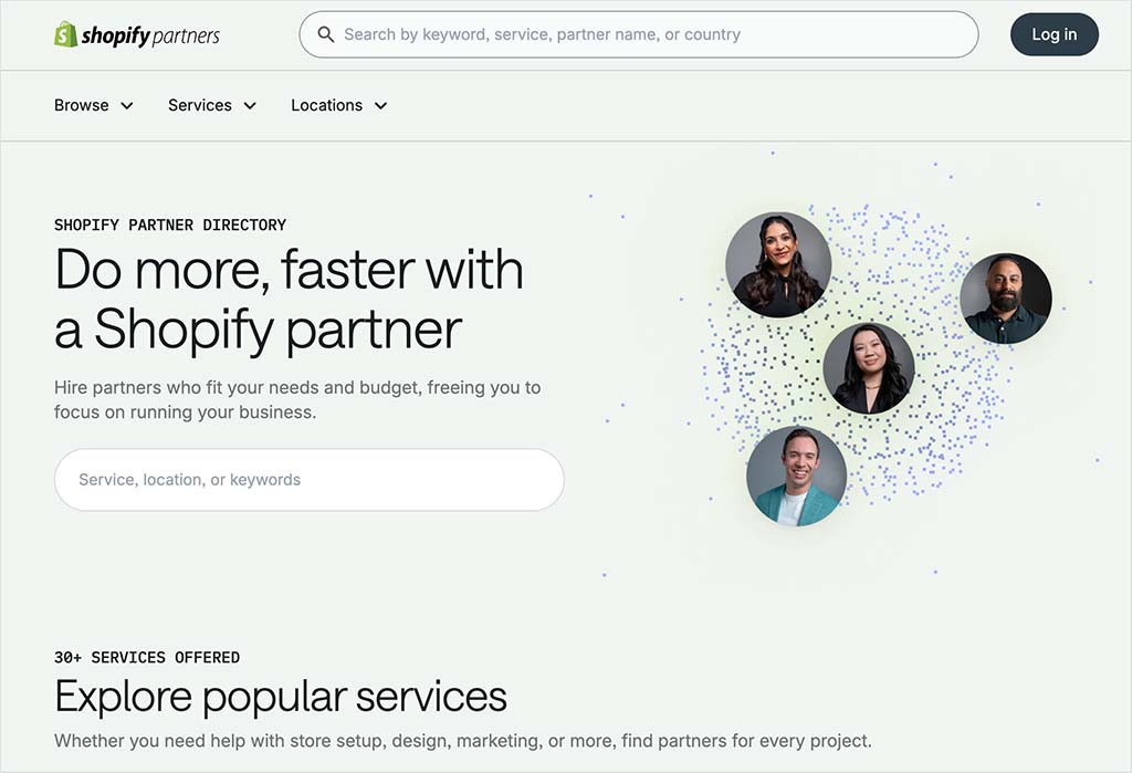 The Shopify Partner Directory