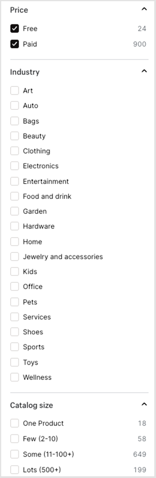 Using Shopify filters to select a theme