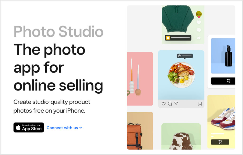 The 'Square Photo Studio' app