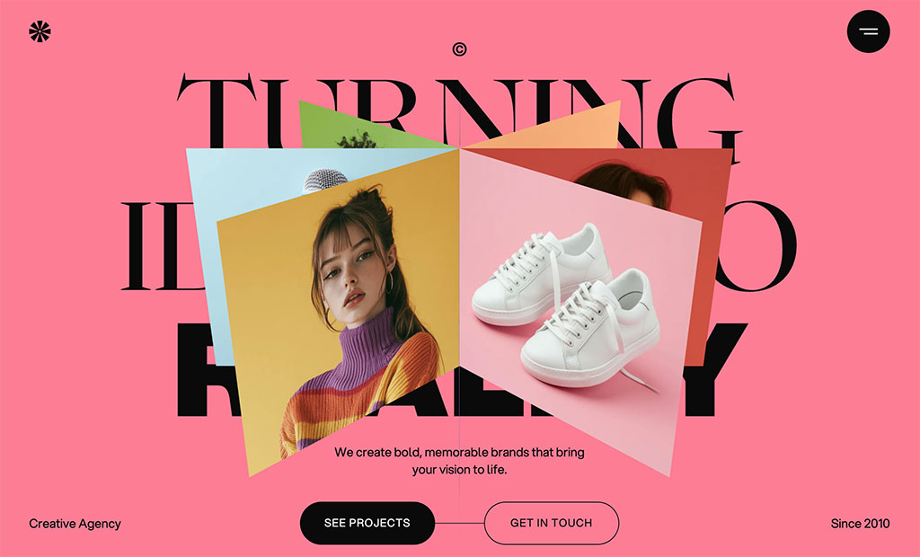 Webflow's 'Creartive' template