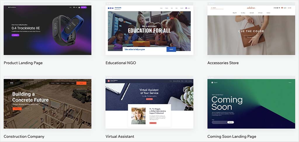 Wix templates