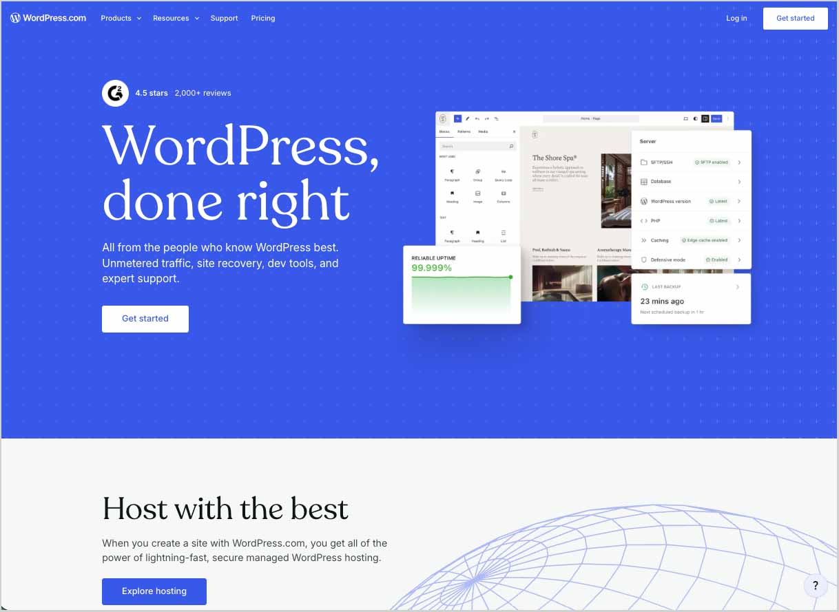 Hosted WordPress