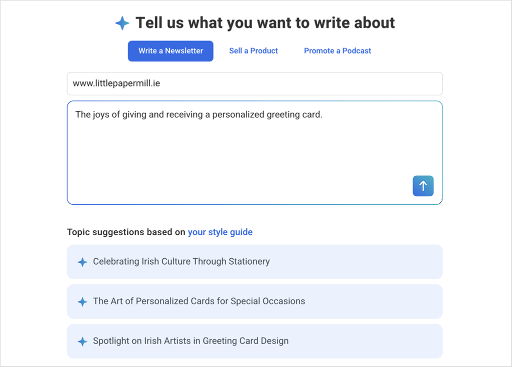 Using AWeber's AI Newsletter Assistant