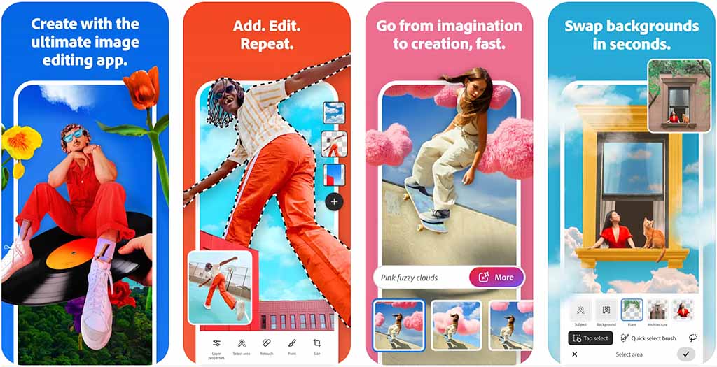 The Photoshop iOS app.