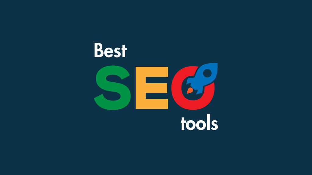 Best SEO tools — image of the word 'SEO' with a rocket
