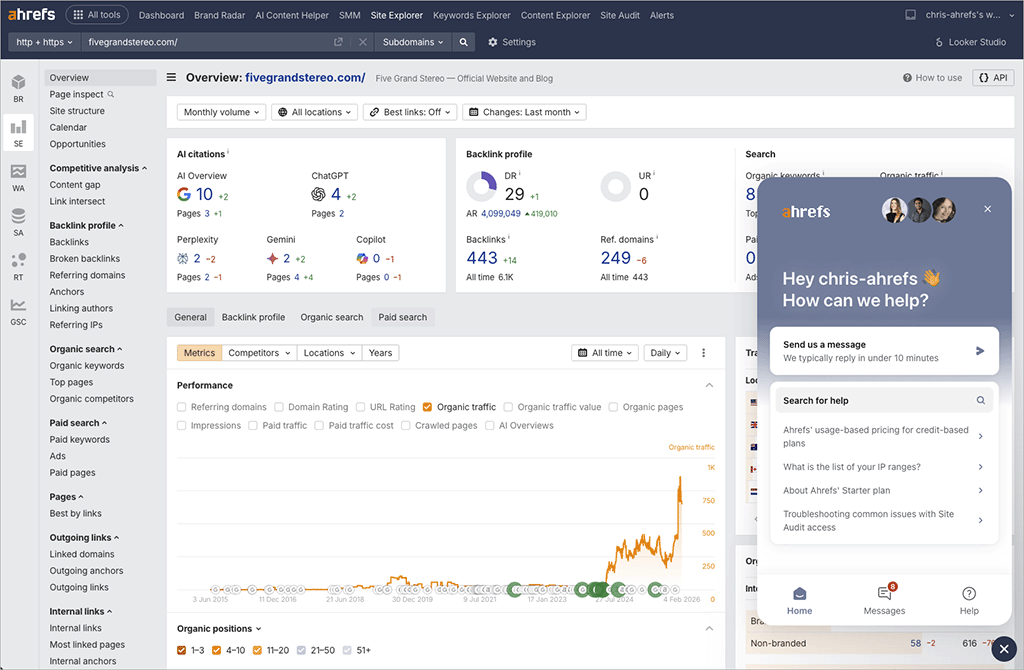 Contacting customer support