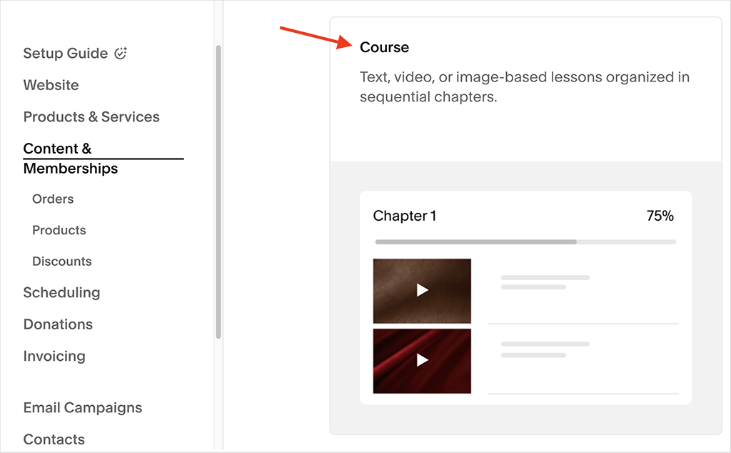 Using Squarespace's new 'Courses' feature to create an online course product