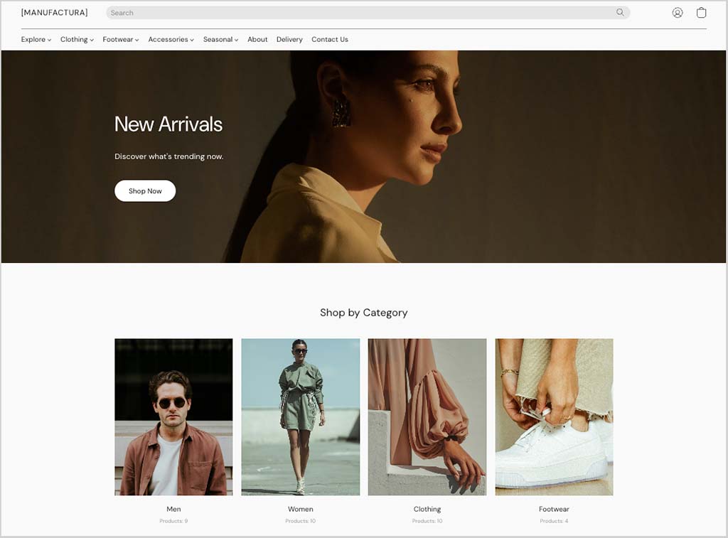 Ecwid 'Instant Site' example