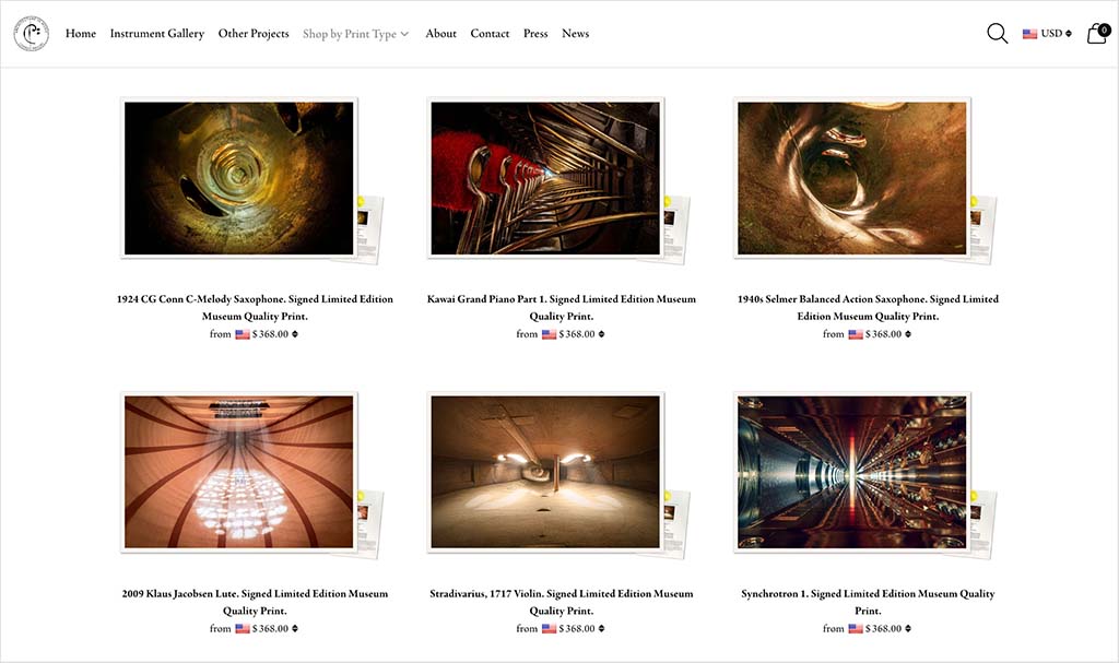 The 'Architecture In Music' online store
