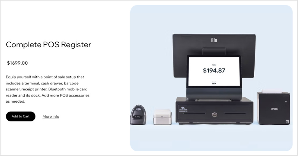 The new Wix POS package