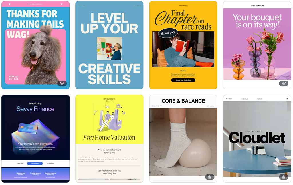 Canva email templates