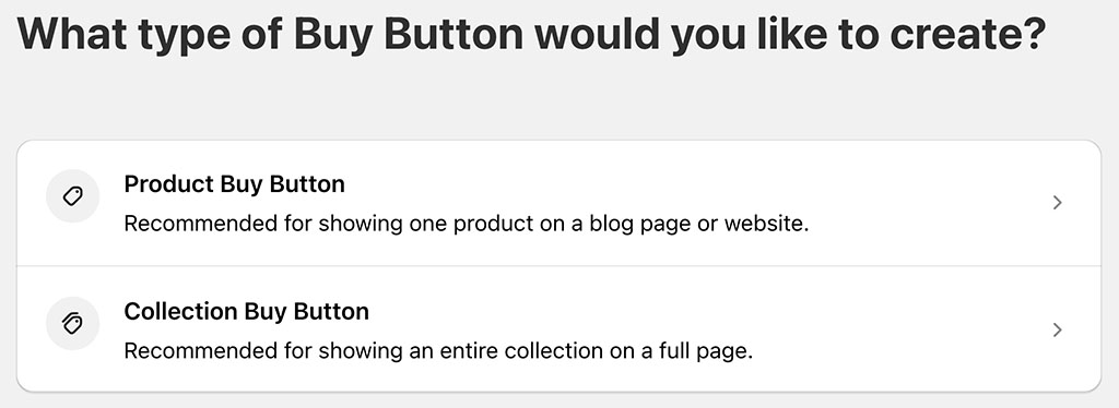 Creating a Shopify Buy Button