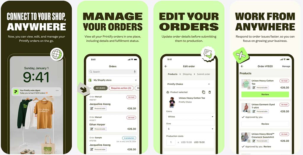Printify iOS mobile app
