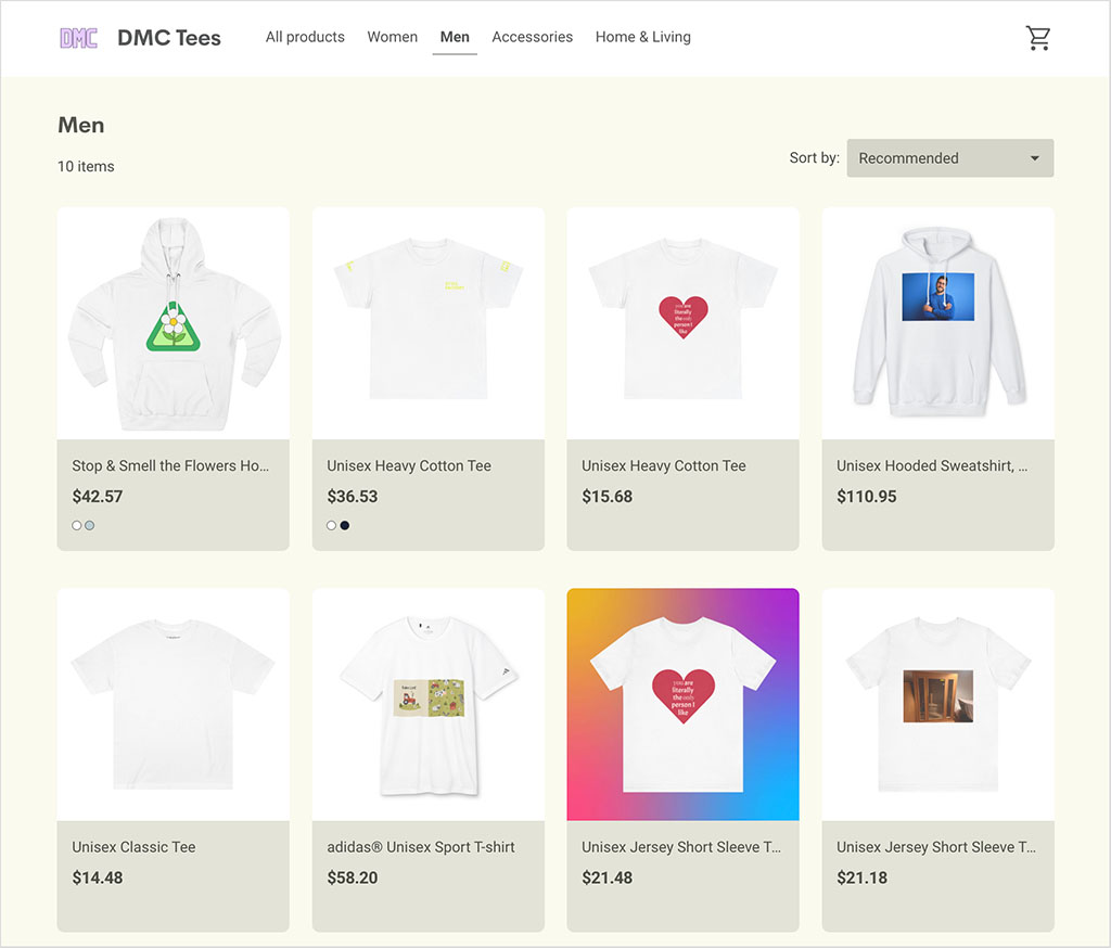A Printify 'Pop-Up Store'