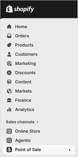 Sales channels in Shopify