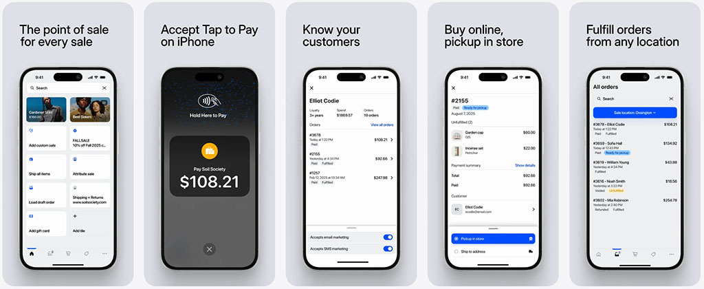 The Shopify POS app