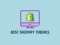 'Best Shopify Themes' - a graphic of a computer screen, featuring the Shopify logo.