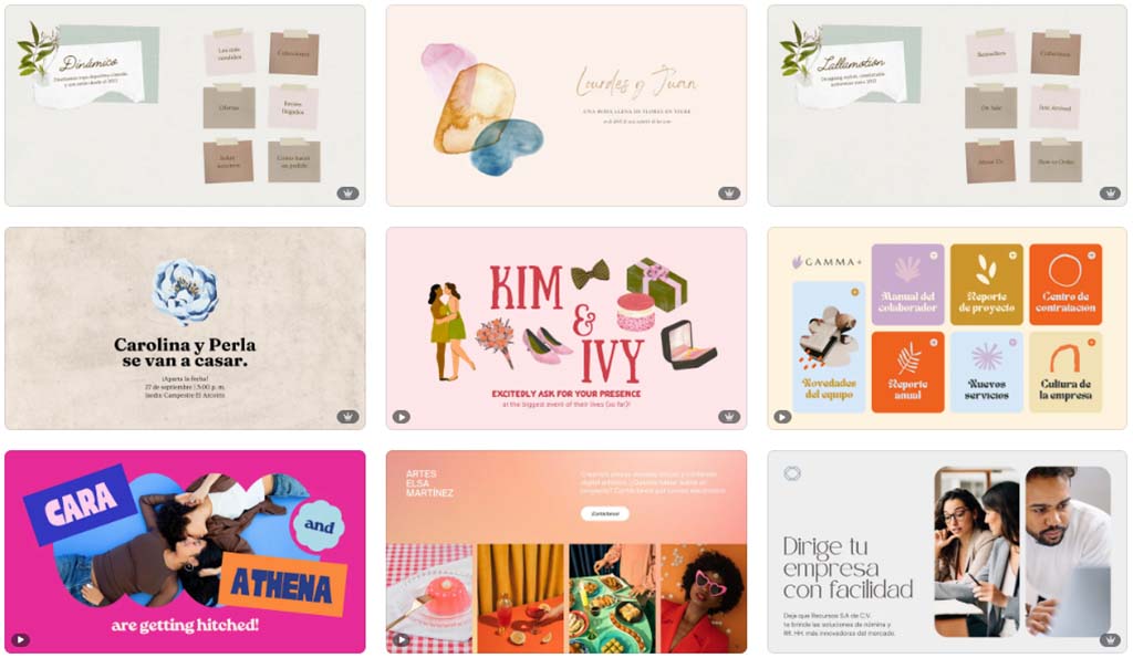 Canva website templates