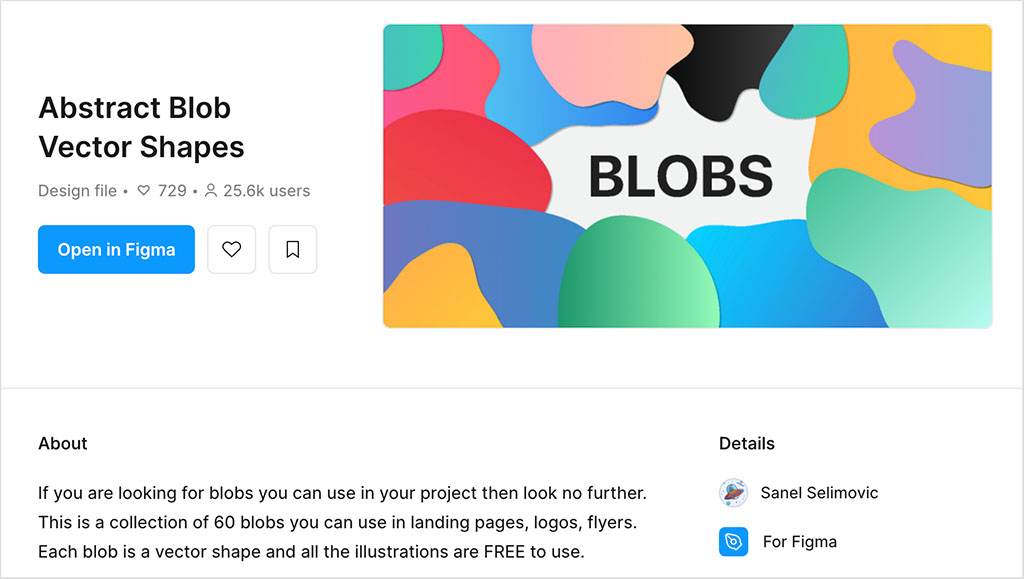 A pack of stock icons in Figma's 'Community' resource hub