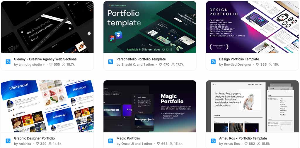 Figma templates